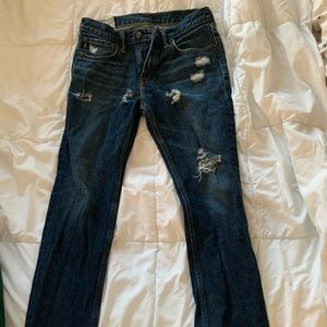 Boys 16 Abercrombie and Fitch ripped jeans
